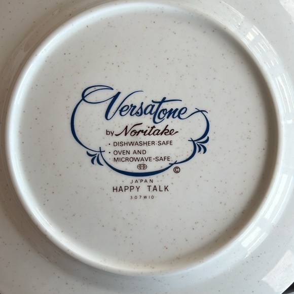 Versatone by Noritake Footed Cup and Saucers Happy Talk 307W10 - Picture 2 of 4